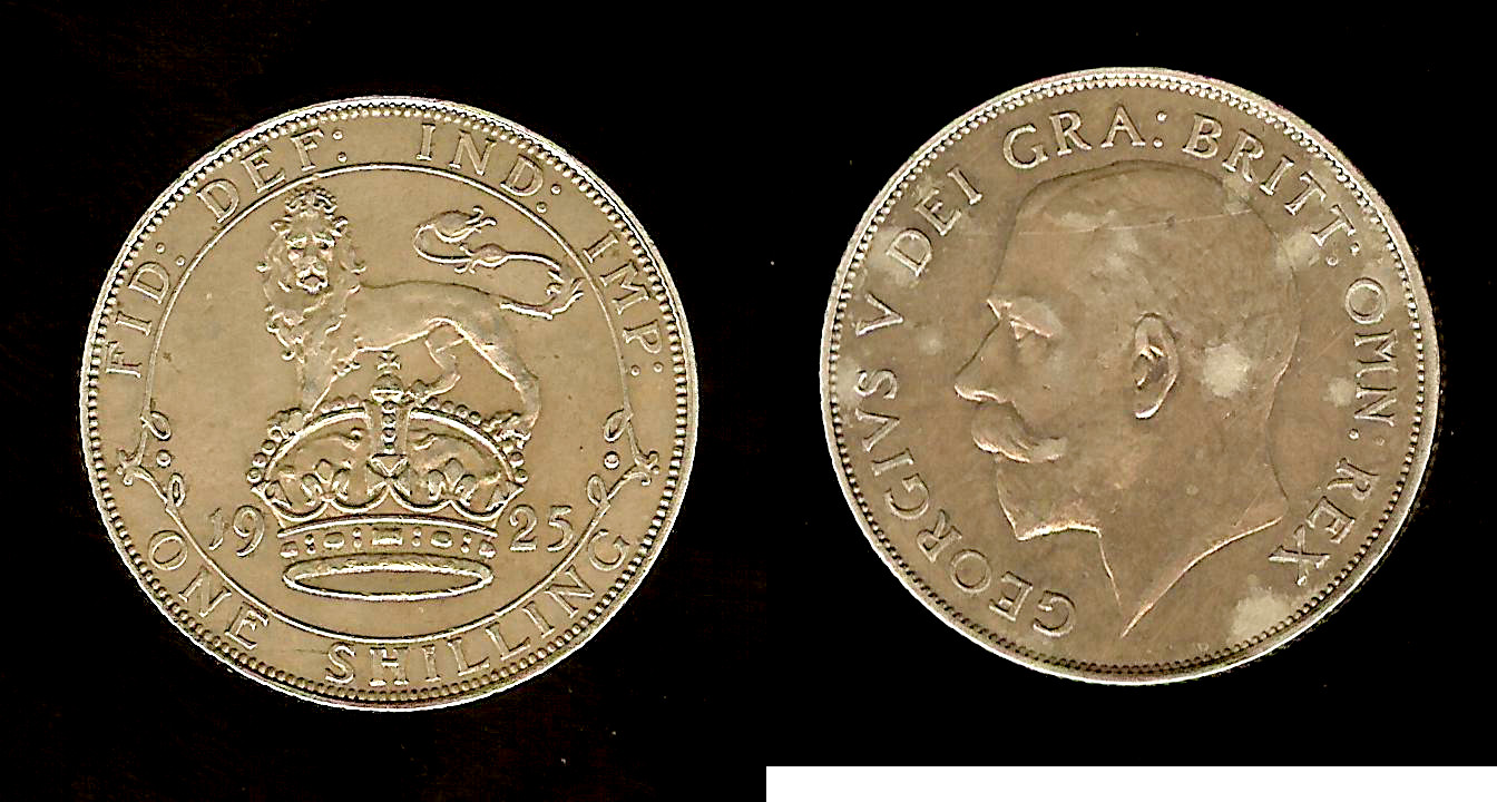 ROYAUME-UNI 1 Shilling George V 1925 SUP